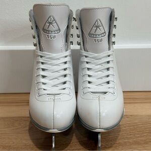 Jackson Finesse JS150 Girls Ladies White Figure Ice Skates Size 3